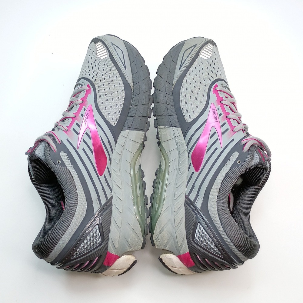 Brooks Ariel 18 Womens Running Shoes Grey Pink 1202711D091 Wide D Size 10 - Picture 6 of 10